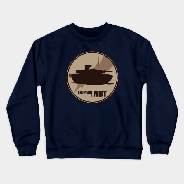 Leopard II Crewneck Sweatshirt by Firemission45